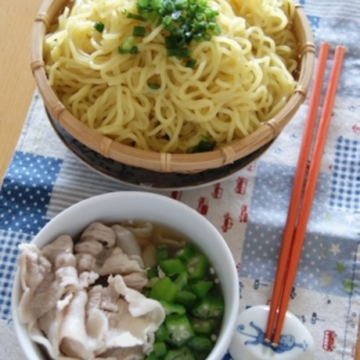 【Booのてきとーなレシピ】塩ぽんずつけ麺